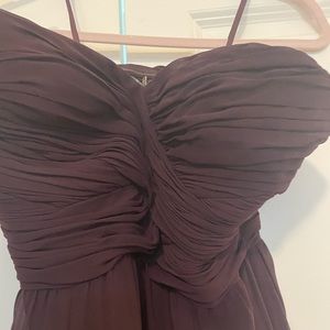 Ralph Lauren Plum floor length dress sz 8 .